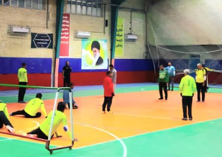 اردوی مشترک گلبال نابینایان بندرعباس و رودان با حمایت آلومینیوم المهدی