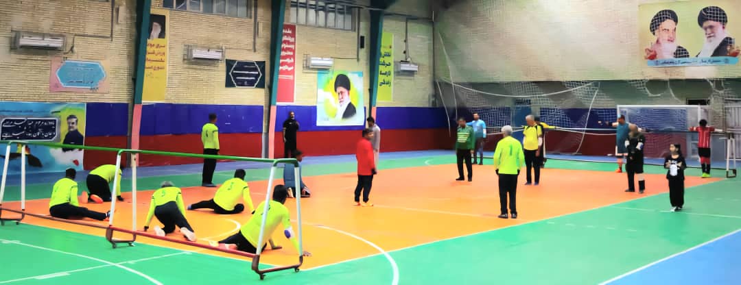 اردوی مشترک گلبال نابینایان بندرعباس و رودان با حمایت آلومینیوم المهدی