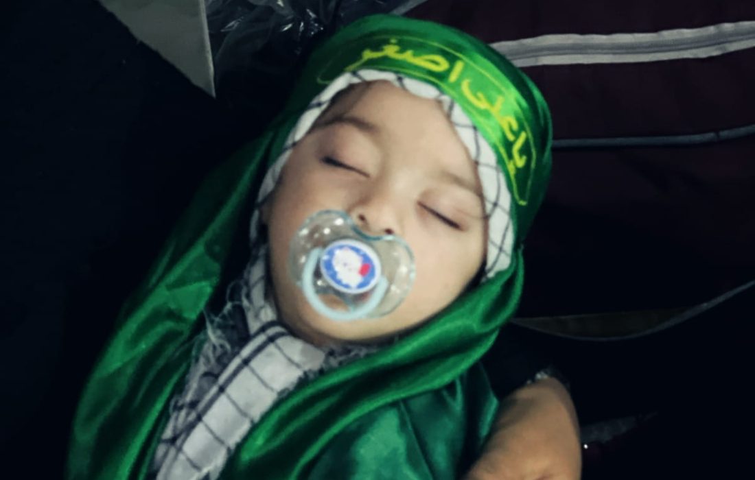 مراسم شیرخوارگان حسینی هیئت بیت الکاظم(ع) بندرعباس