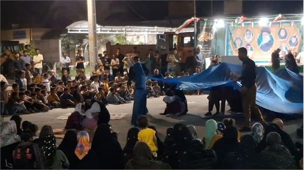 نمایش «گریه ی آسمان» در میناب روی صحنه رفت