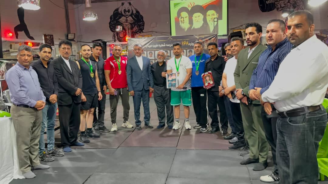 باشگاه نادر میزبان یادواره ۱۶۸ شهید مدرسه شجره طیبه میناب و مسابقات تکپرس و تکلیفت شد