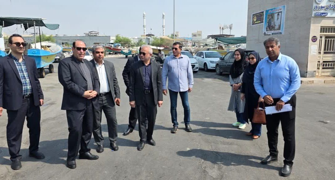 بازدید مدیرکل بازرسی استان هرمزگان از بندر صیادی بندرعباس